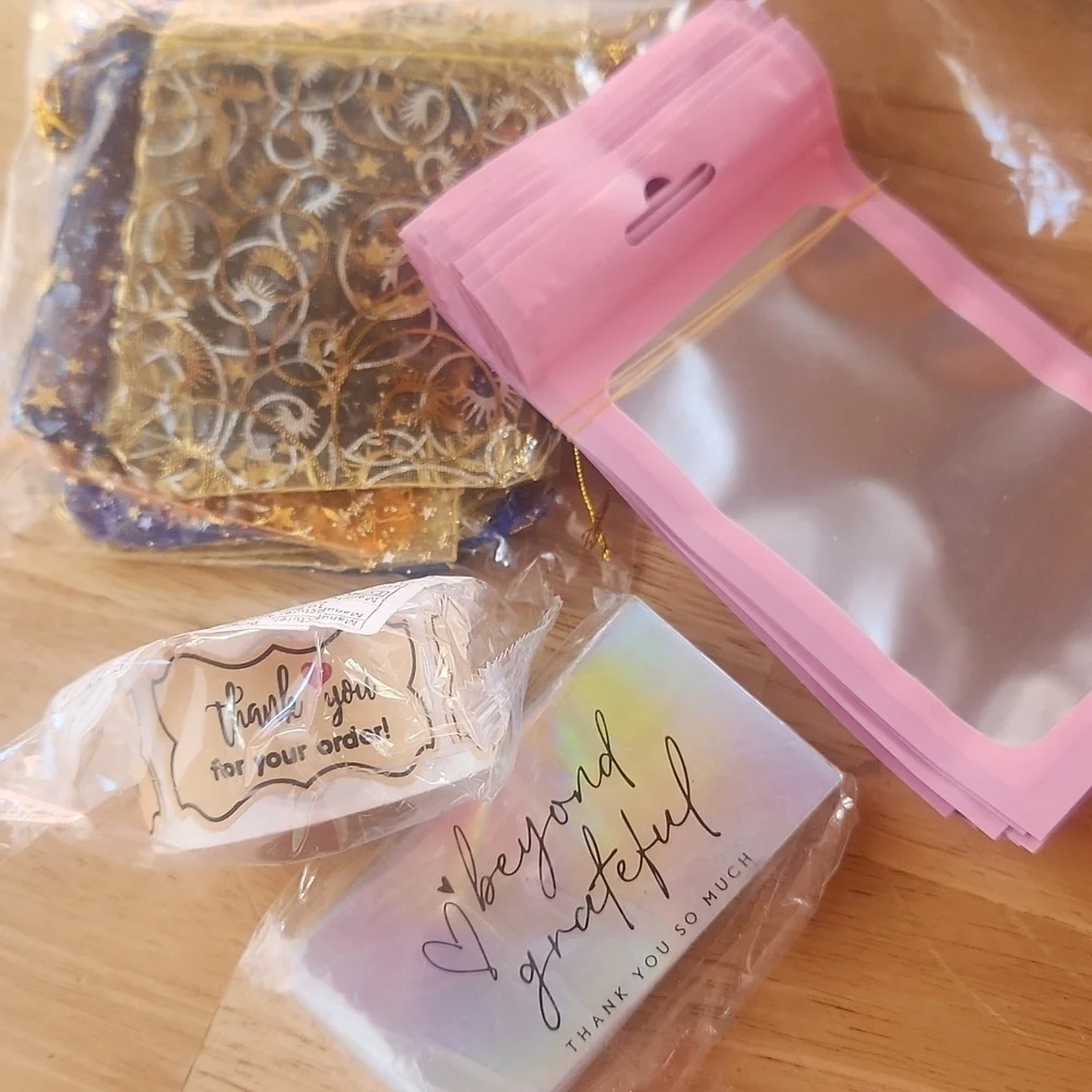 Seller's Bundle Thank You Stickers Cards Bags